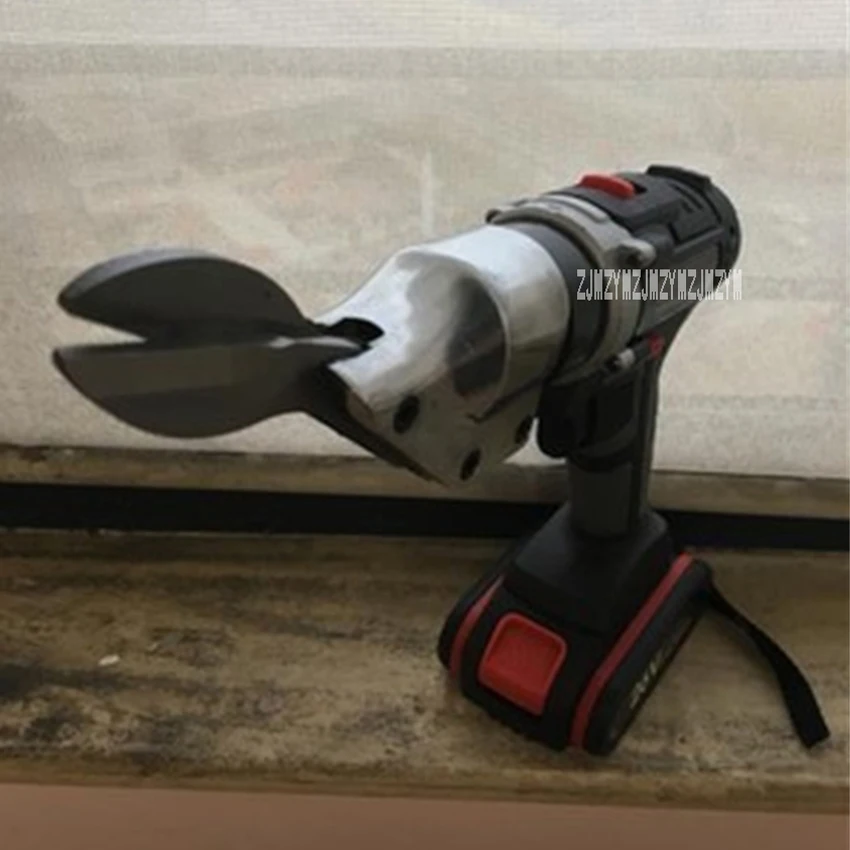 Tijeras eléctricas de Metal de FLS-dj26v, tijeras de mano recargables, cortador de hoja de Metal, 26V, 3Ah, 450W, 1600r/min, 0,01-1mm, 125n.m