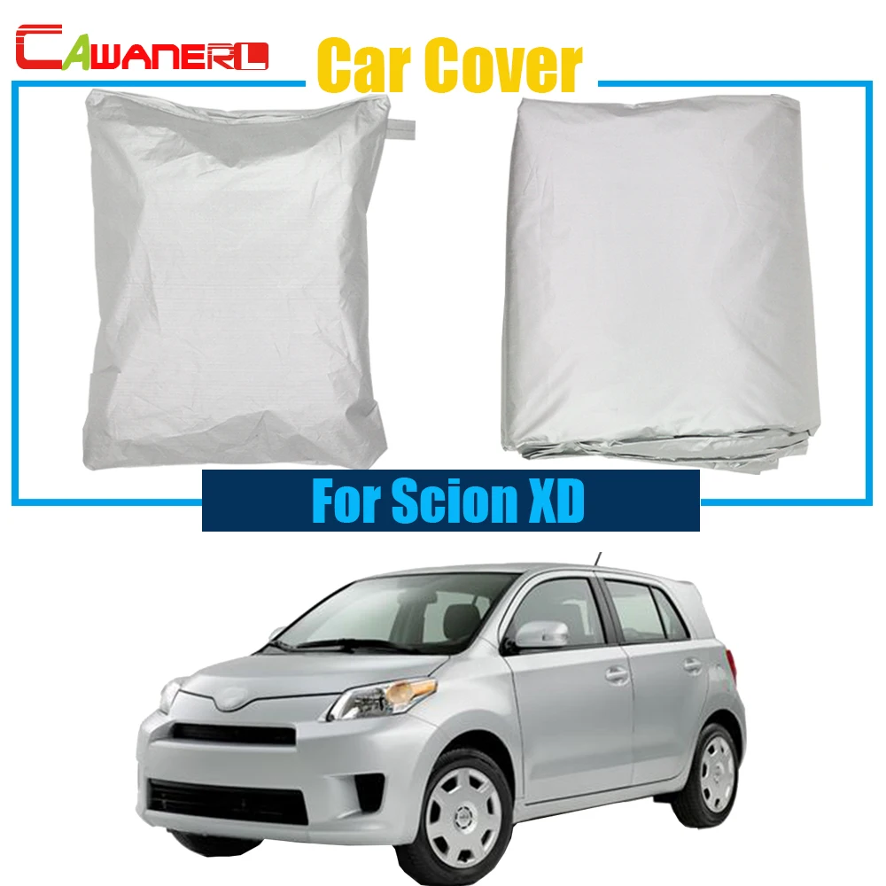 

Cawanerl Car Cover Sun Snow Rain Resistant Protection Anti UV Cover Dustproof For Scion XD Free Shipping !