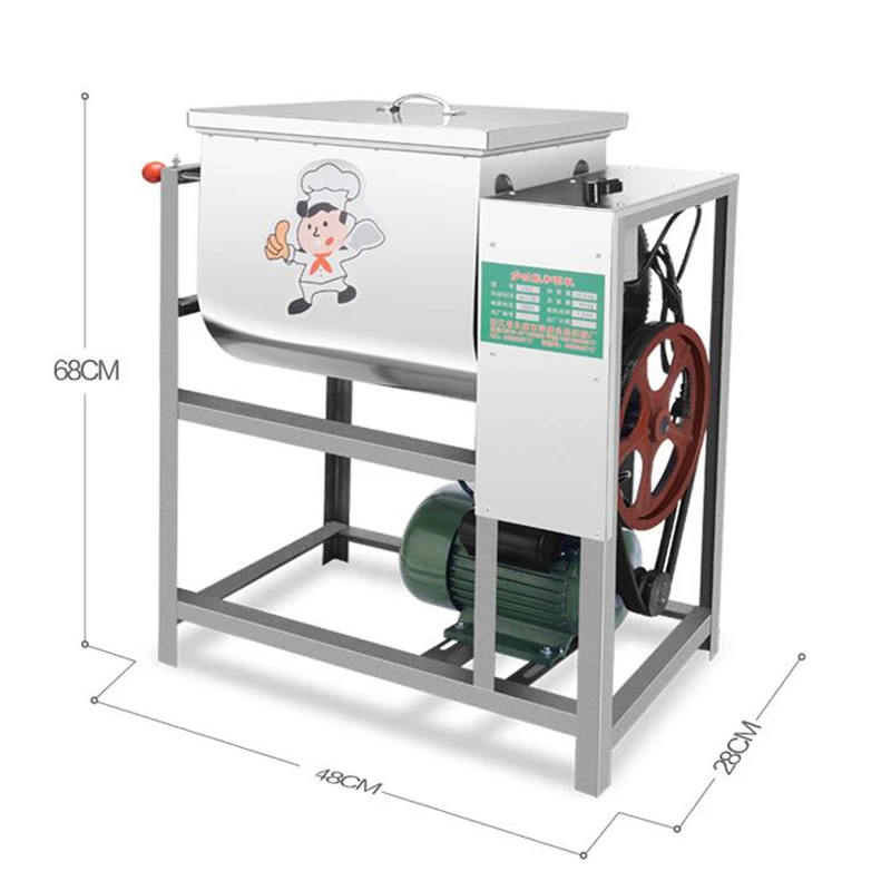 5kg,15kg,25kg automatyczny mikser do ciasta 220v mieszalnik do mąki mieszanie mikser makaron ciasto chlebowe mieszarka do ciasta 1400r/min