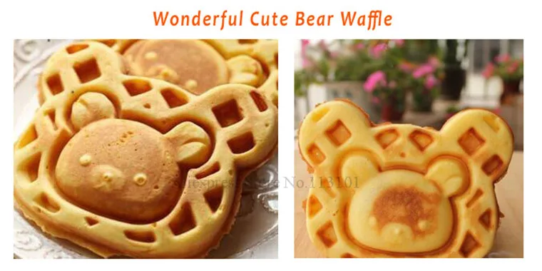 لطيف الدب آلة الهراء تصميم فريد الكرتون الدب الهراء بيكر آلة كهربائية الهراء صانع مع 2 قطعة الدب الهراء