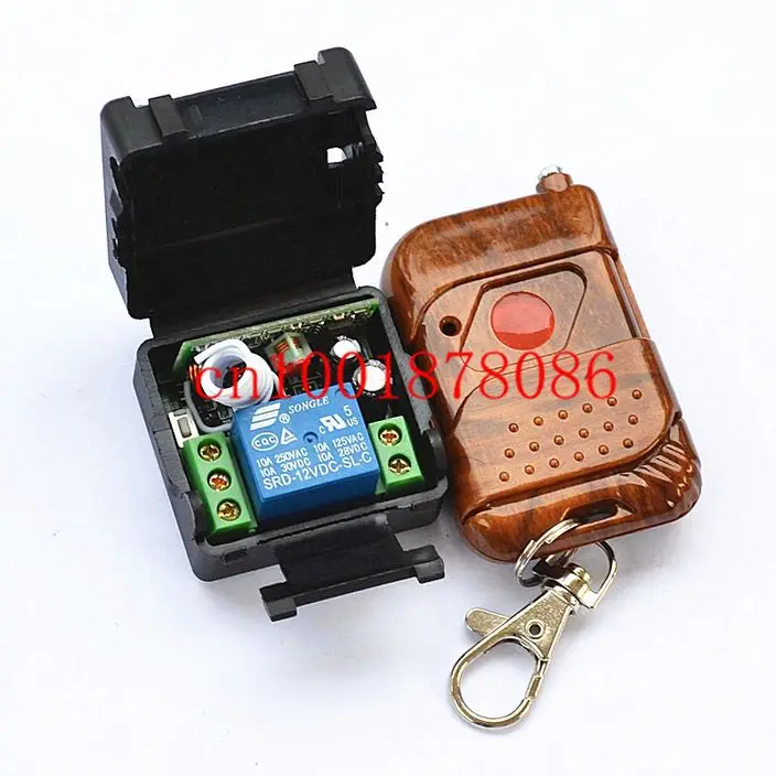 

DC12V 1CH Wireless Remote Control Rocker Switch,Lamp Switch,On/Off Electronic Door Lock,Transmitter