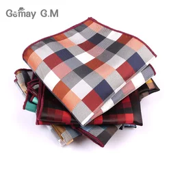 Brand Mens Handkerchief Classic Suits Pocket Square For Men Business Chest Towel Hanky Gentlemen Polyester Yarn Suit Hankies