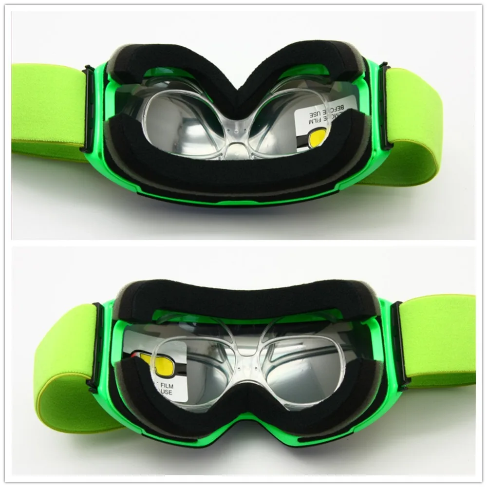 Gafas de esquí graduadas, adaptador óptico de inserción Rx TR90, Flexible, Flexible, tamaño Universal, marco interior, gafas para Snowboard y