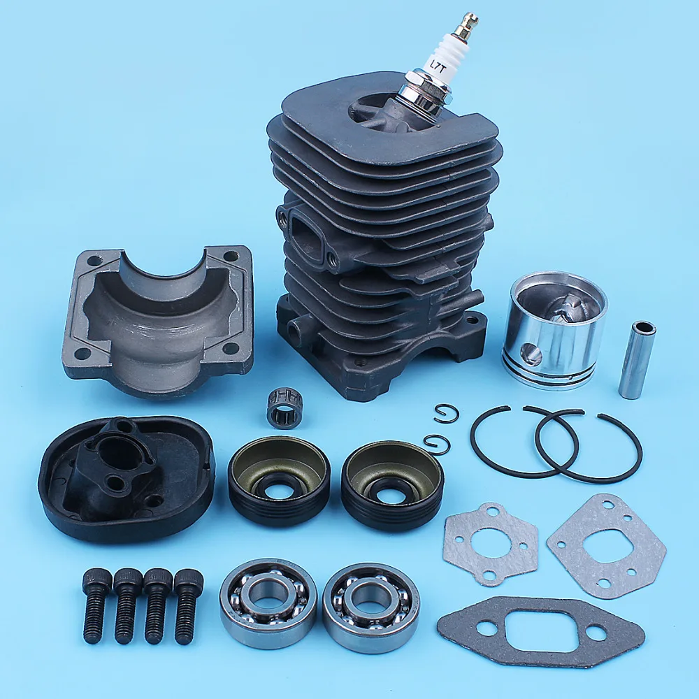 Imagem -03 - Kit de Pistão do Cilindro Pan Crank Rolamento Junta de Vedação para o Cat 335 435 440 338 438 444 Motosserra Mcculloch Mac Nikasil Banhado