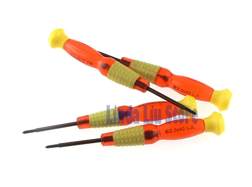 10 stücke Für PS2 2,0mm Kreuz Kopf Präzision Schraubendreher + schraube fahrer Handy DIY Öffnung Werkzeug für ps2 ps3 Controller