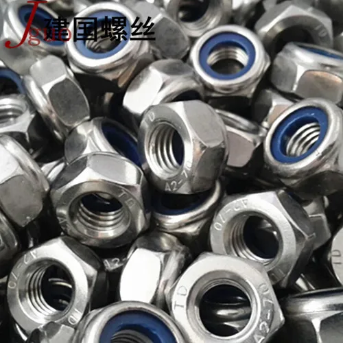 Promotional nylon self-locking stainless steel lock nut locking nut off prevention M3 4 5 6 8 10 12-20