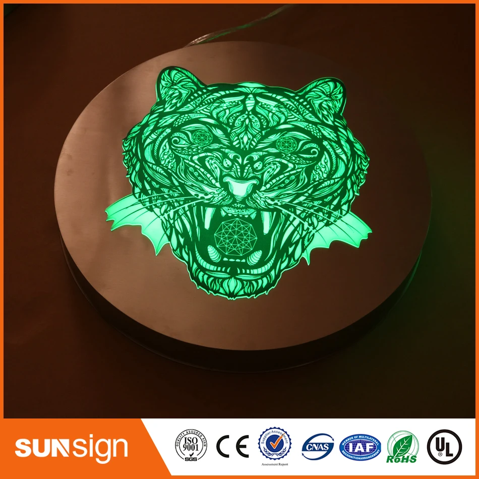 LED akrylowy znak litera z kaseton LED