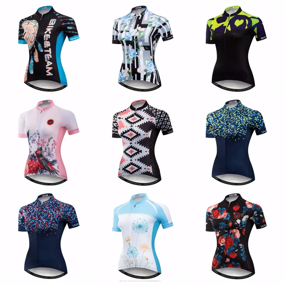 Weimostar Cycling Jersey women's Bike Jersey 2019 road MTB bicycle Shirt team Ropa Ciclismo maillot Racing tops female ladies