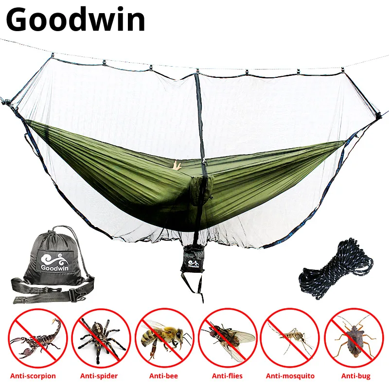 

Lighten Up Hammock With Mosquito Net