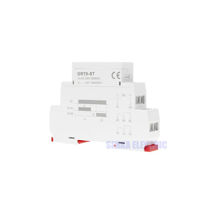 متعددة الوظائف التلقائي قابل للتعديل ستار دلتا بدء الوقت التتابع الموقت التبديلات AC / DC12-240V #4