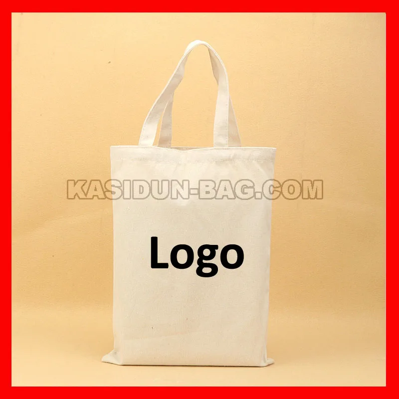 100 Pieces Personalised Custom Cotton Tote Bags with Your Logo Design Printed