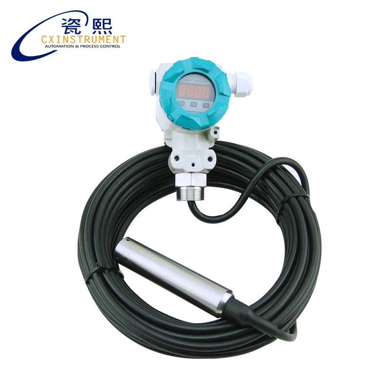 

5M Measuring range 4-20mA Output LED Display Submersible Liquid Level Transmitter