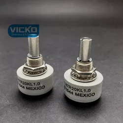 [VK] Conductive plastic BI potentiometer 360 degrees without limit 6187R 6187R20KL1.0 6187R20K 1k 5k 10K 2K 20K original  switch