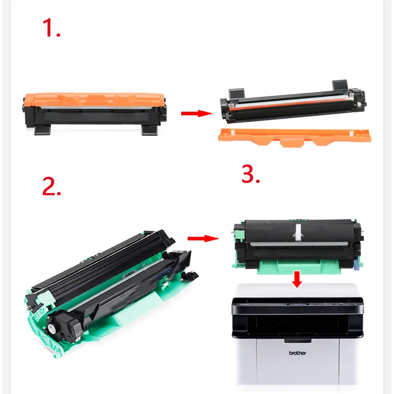 TN1050 DR1000 for Brother TN1000 toner cartridges MFC1810 1910 DCF1510 1610 HL1110 1210 DCP-1511 1512 MFC-1815 Printer