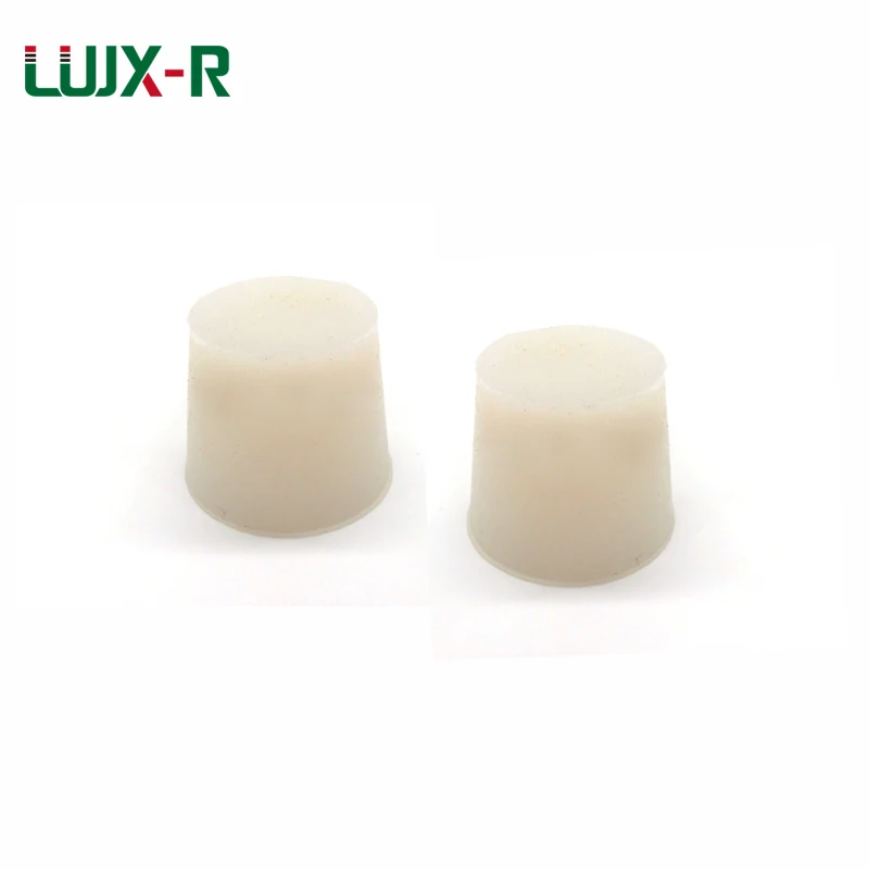 LUJX-R Silicone Plug Rubber Stopper High17-34mm Solid Slicon Stopper Without Hole Bottle Test Tube Sealing Stopper Airlock Valve