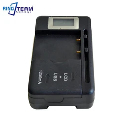 LCD Screen Multi-function Charger with USB Outlet Charge for Nokian Sumsung SONY Canon Pana Fits 3.2-5.5CM 3.7V Batteries