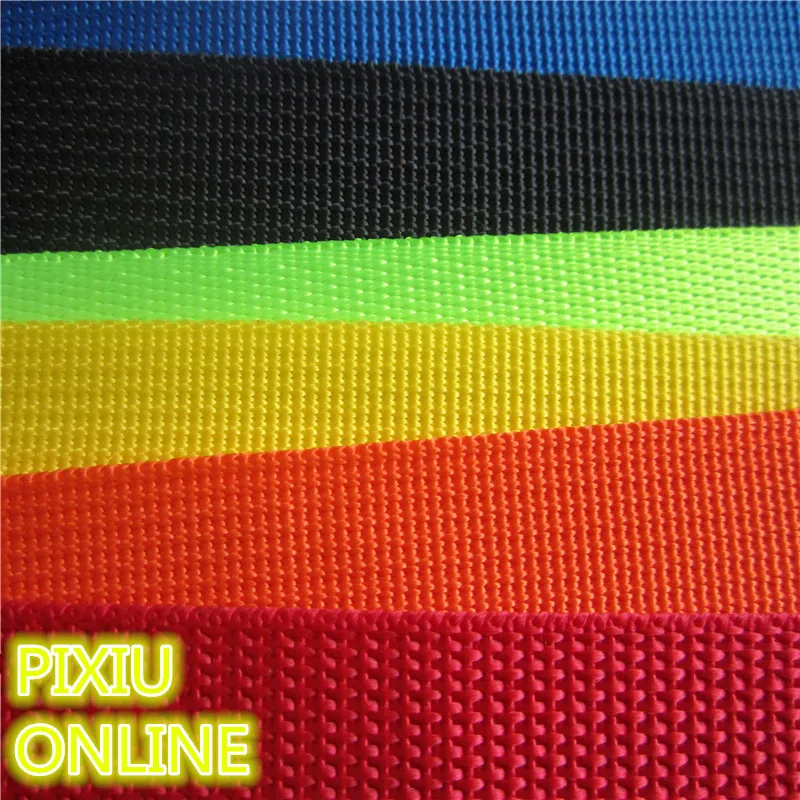 1PCS/LOT YT692B  Wide 25 mm Length 5 meter Multicolor   Polypropylene Fiber Ribbon  Bundle Ribbon Backpack Belt  Nylon Tape