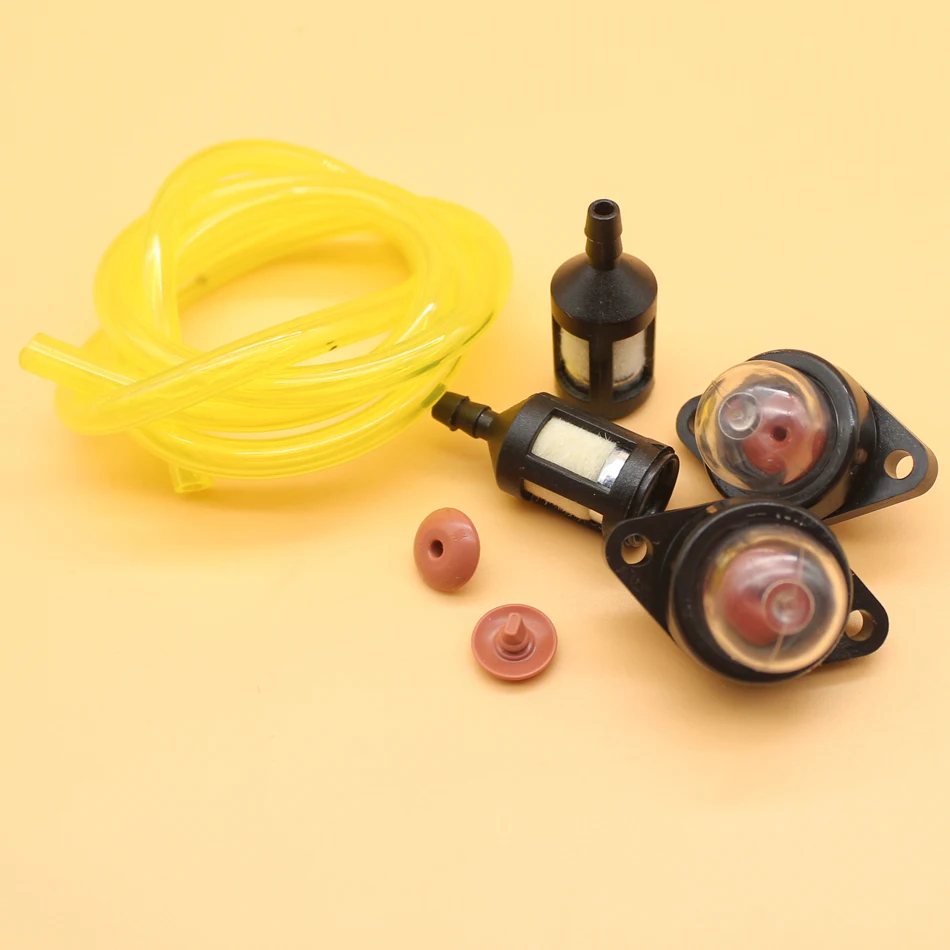 Filter Saluran Bahan Bakar Primer Bulb Tune Up Perawatan Kit Fit Poulan 2055 2075 2150 2155 2175 2250 2350 Gergaji 530071835