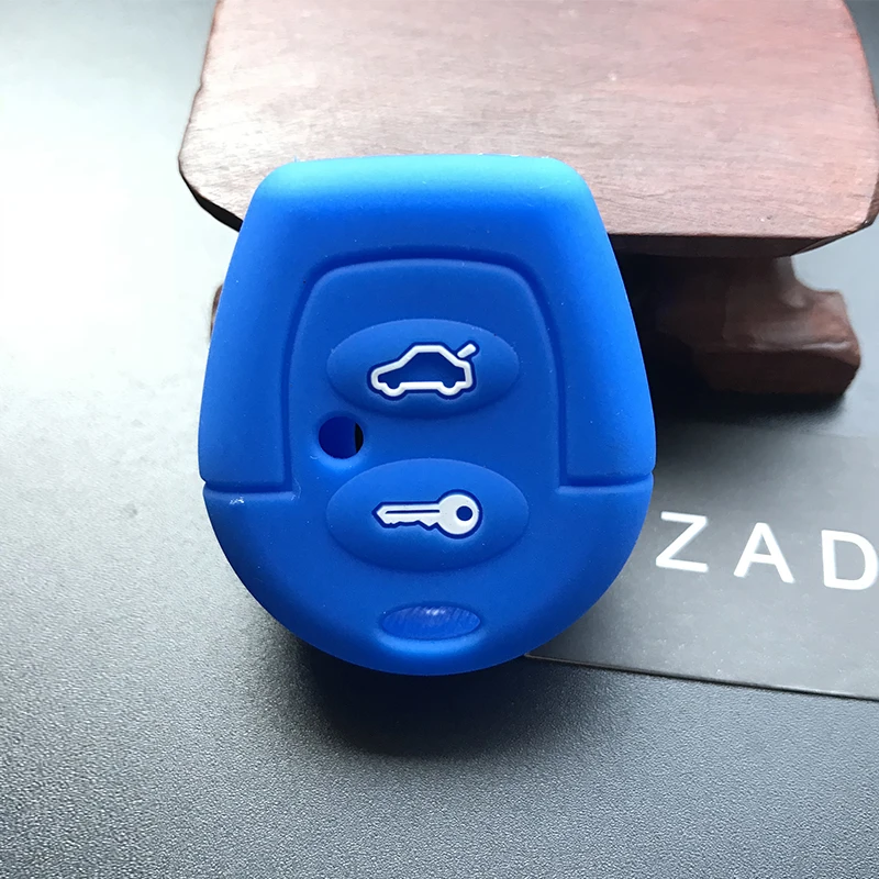 ZAD 2button silicone car Key Case cover For VW Sharan For Seat Ibiza Leon Toledo Mii Altea Cordoba Arosa Alhambra Exeo FR shell