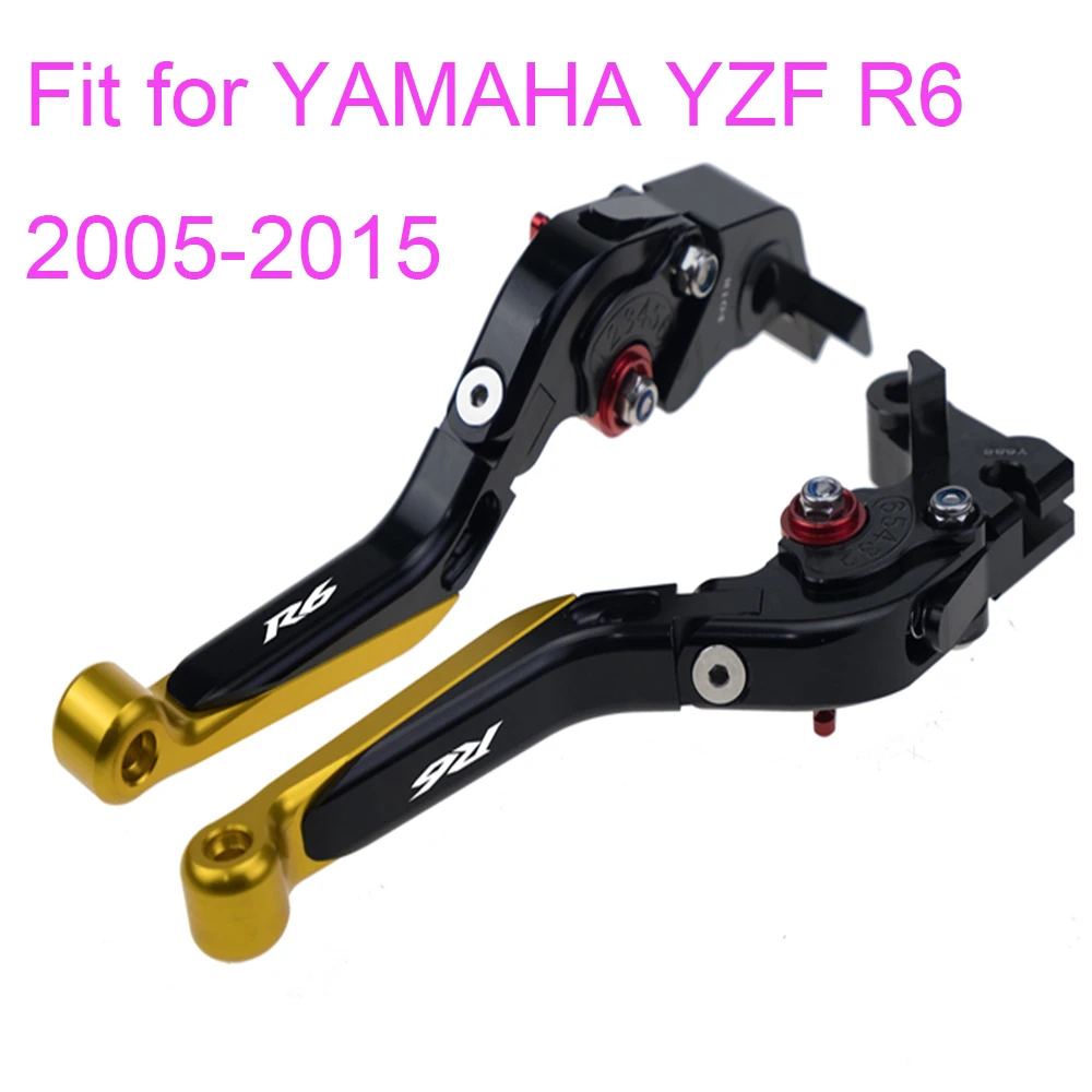 

KODASKIN Left and Right Folding Extendable Brake Clutch Levers for YAMAHA YZF R6 2005-2015