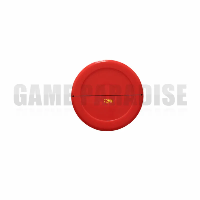 10 Pcs/Lot  72mm Orange Air Hockey Replacement Pucks For Game Tables Accessories