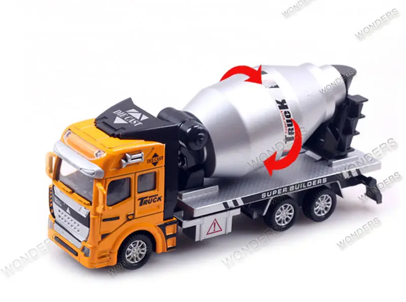 Camión de transporte de aleación de Metal para niños, camión de cemento, modelo de camión de aleación, regalo educativo