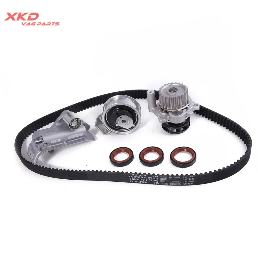 1.8T Timing Belt Tensioner Pulley Camshaft Oil Seal Kit For V-W Passat AU-DI Seat  06B 109 119 A,06B 109 243 B, 06B 109 477 A