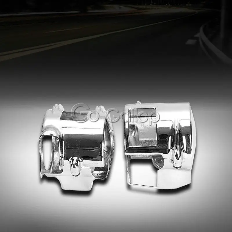 Chrome Switch Housing Covers For Honda VTX 1800 C/ R/ S/ F/ N 2002-2007 2003 2004 2005 2006