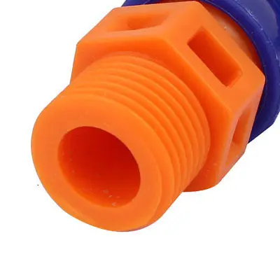 1/2BSP Filo di Plastica Rotondo Beccuccio Regolabile Flessibile Acqua Olio Liquido Refrigerante Tubo di 40 cm Lungo