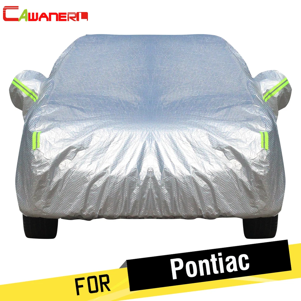 Cawanerl Thicken Cotton Car Cover Waterproof Sun Shade Snow Hail Rain Protect Cover For Pontiac Aztek G3 G5 G6 G8 Grand Am GTO