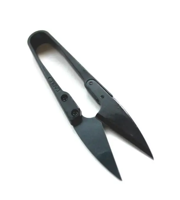 500pcs/lot Fast shipping U thread Yarn scissors high-carbon steel small U shape embroidery scissors