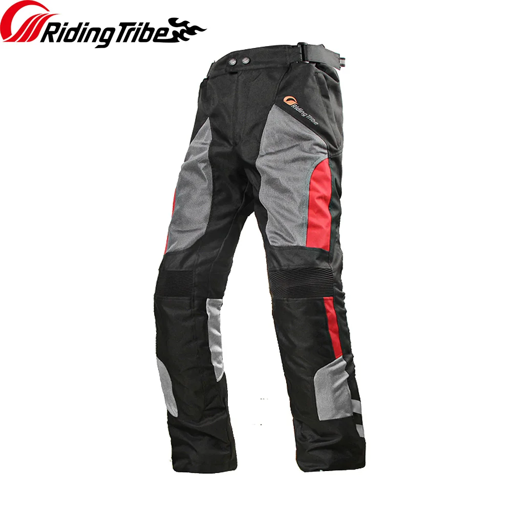 Men Summer Winter Motorcycle Pants Motocross Professional Protective Waterproof Trousers with Anti Collision Kneepads HP-12