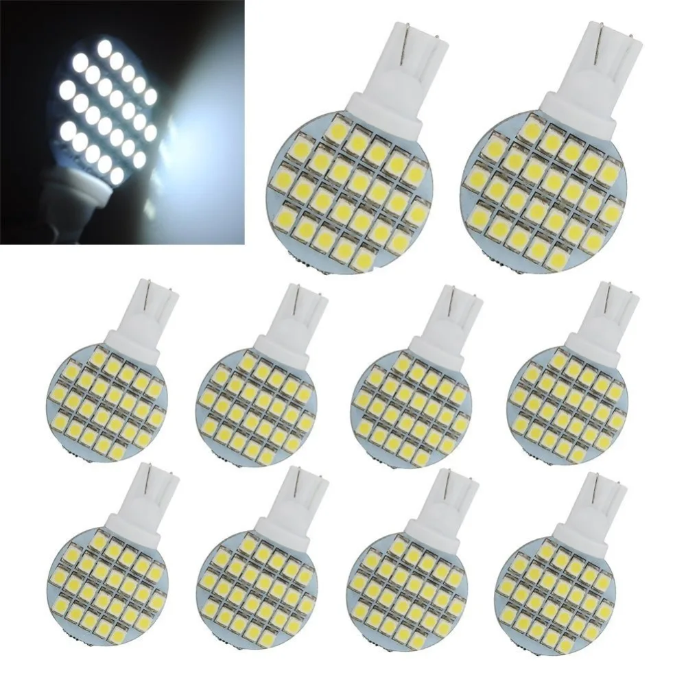 

T10 921 194 24-3528 SMD LED Bulb lamp Super Bright White DC 12V Pack of 10