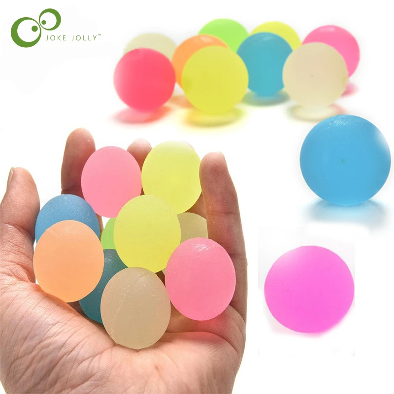 10pcs Colored Bouncing Rubber Balls Children Toy Boy Outdoor Kids Sport Games Elastic Juggling Jumping Balls WYQ