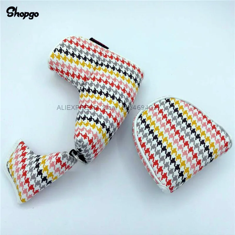 

Blade / Mallet Golf Putter Covers With Magnetic Closure Outdoor Waterproof Golf HeadCovers For Man Women