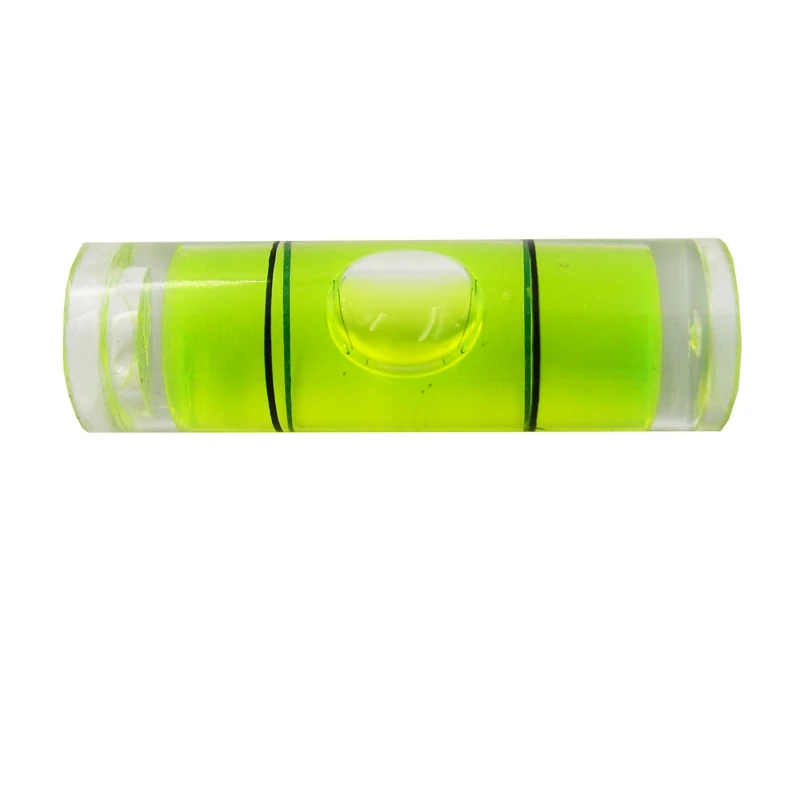 Diameter 9.5mm Length 31mm Acrylic Tube Bubble Level Spirit Level Vial Measuring Instrument 1