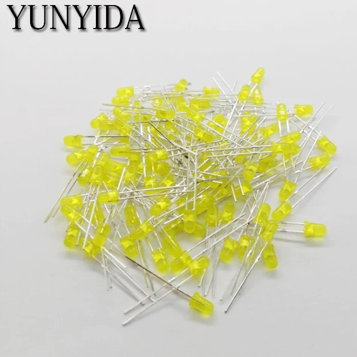 Yellow  14-10     3mm   LED   yellow   light emitting diode  100pcs/LOT