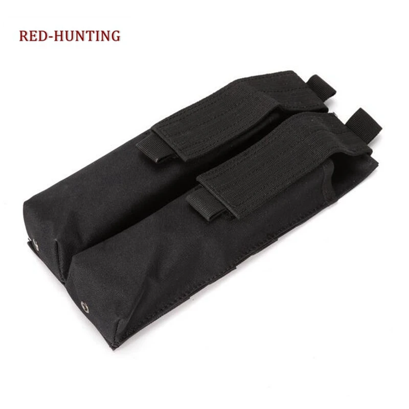 P90 UMP45 Tactical Hunting Pouch Bag MOLLE  Magazine Pouch Bag 1000D Nylon Double Stack Ammo Bag Mag Carrier Utility Case