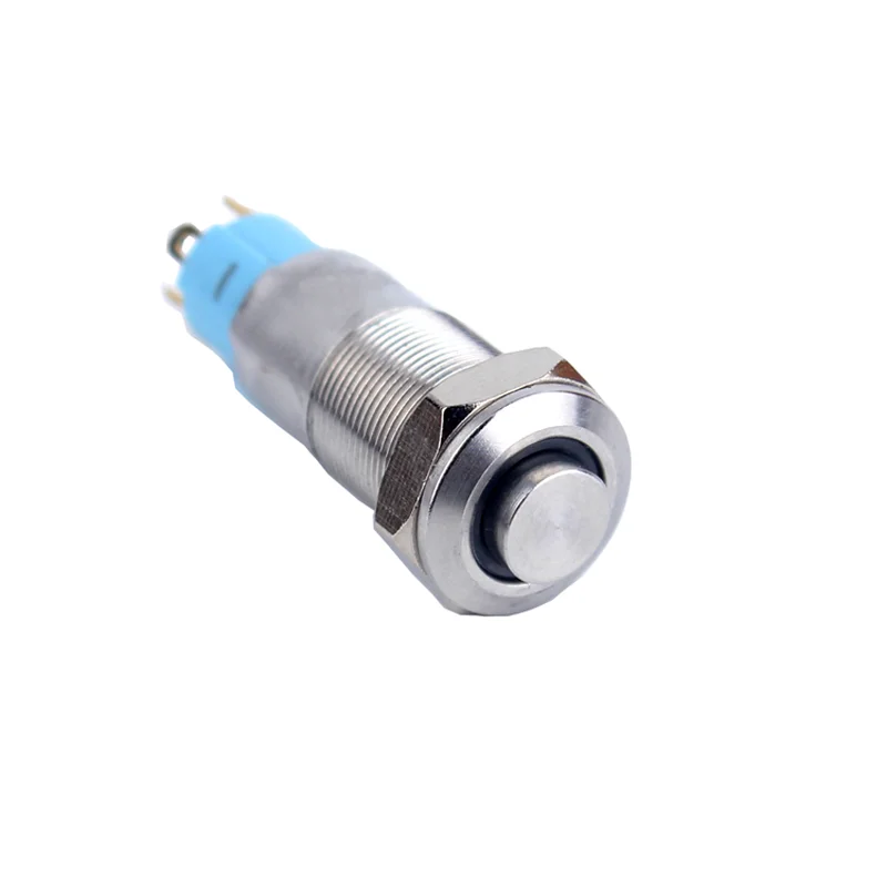 

W01 1NO High Flush Metal Anti Vandal Ring led Illuminated IP65 10mm Waterproof Momentary Switch