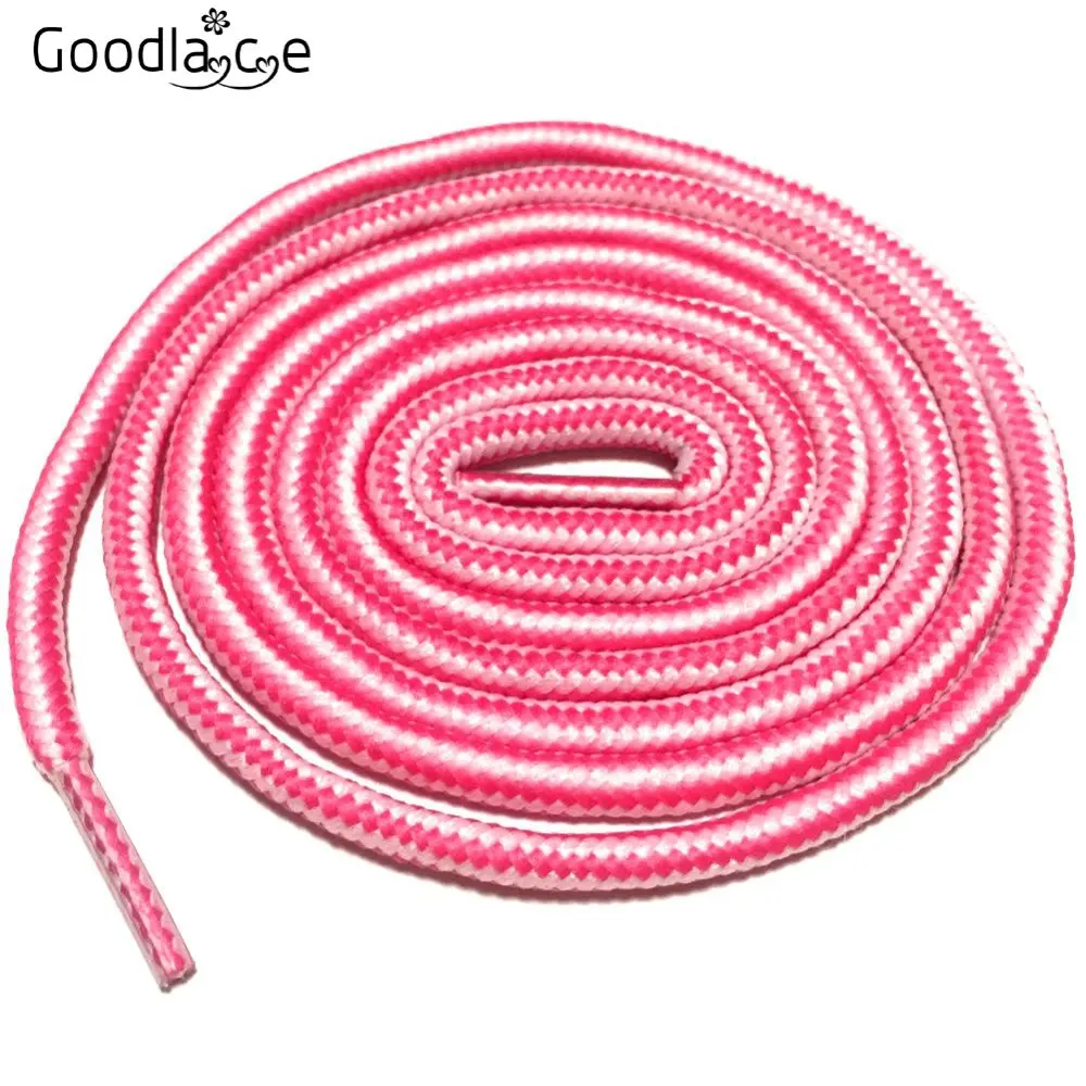 Round Shoelaces Stripped Shoe Laces Martin Boots Shoestrings Ropes 63