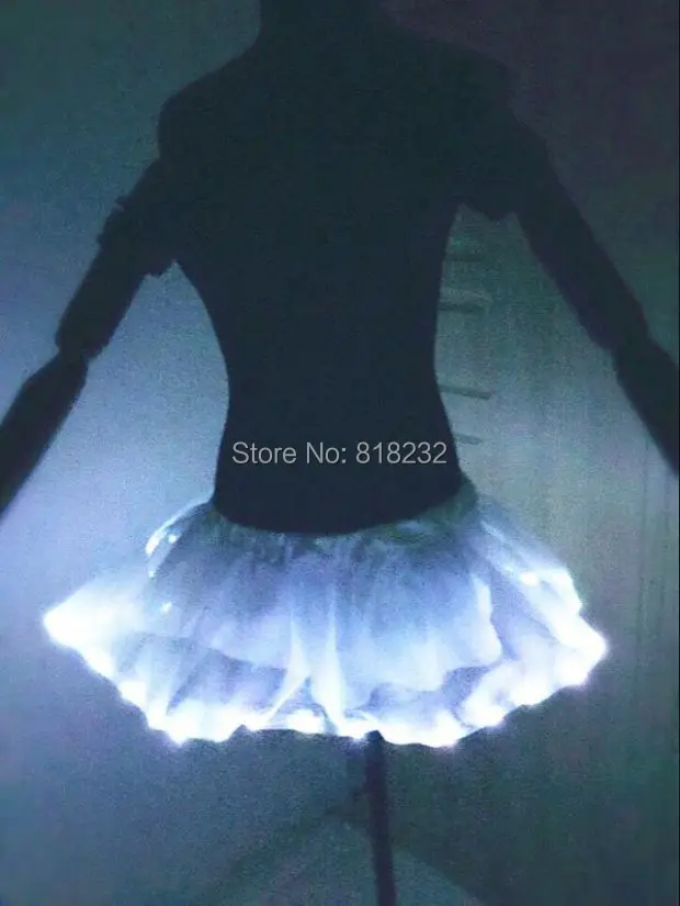 Love Live Cyber Video Games Kousaka Honoka Light Up Slip Tee Dress Uniform Outfit Anime Cosplay Costumes image 3