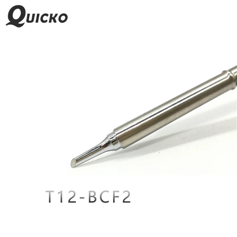 

QUICKO T12-BCF2/BCF1/BC1/BC1.5 Welding Tools solder iron tips for FX952/951/9501/907 Handle LED&OLED soldering station