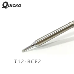QUICKO T12-BCF2/BCF1/BC1/BC1.5 Welding Tools solder iron tips for FX952/951/9501/907 Handle LED&OLED soldering station
