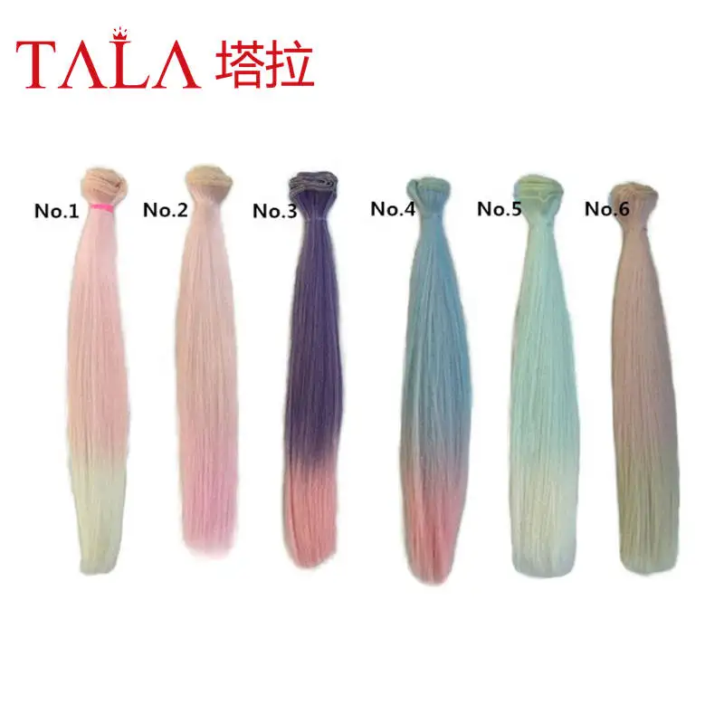 

1pcs 25cm*100cm Straight hair Wigs Doll Wigs For BJD/SD