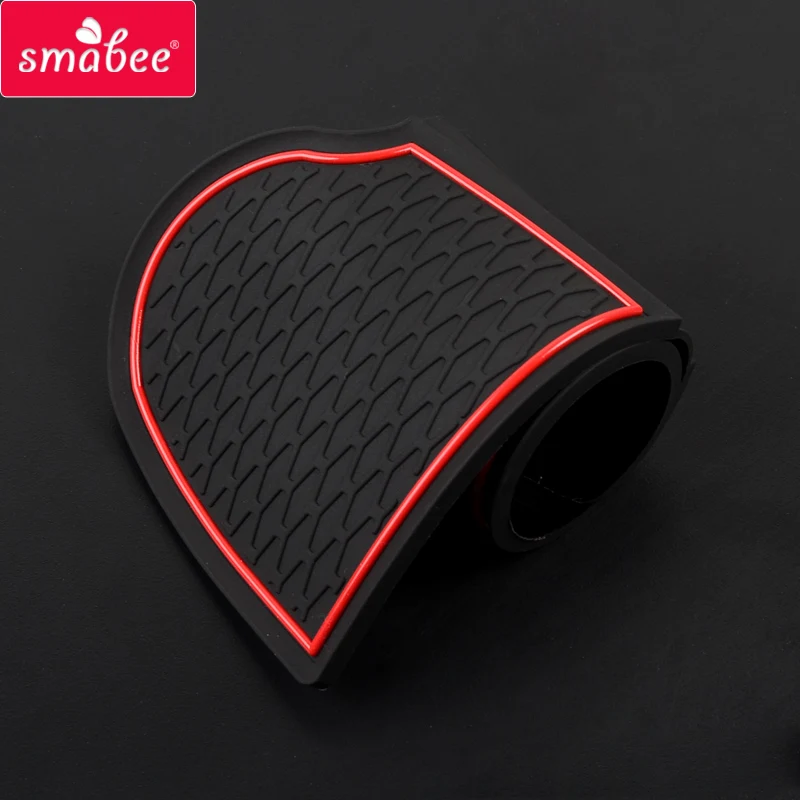 smabee Anti-Slip Gate Slot Mats for Subaru IMPREZA 2018 2019 Interior Accessories Door Pad Car Cup Holders Non-Slip Mat Sticker