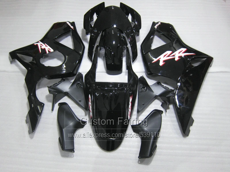 Bodywork Fairing kit for Honda CBR954RR 02 03 glossy black fairings set CBR954RR 2002 2003 BM11