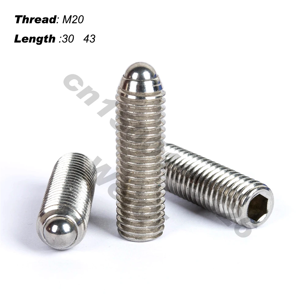 Ball Plunger / ball bolts / lock spring screw /hexagon screw/Stainless steel/ M3M4M5M6M8M10M12M16M20M24