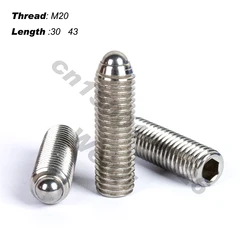 Émbolo de bola/pernos de bola/tornillo de resorte de bloqueo/tornillo hexagonal/acero inoxidable/M3M4M5M6M8M10M12M16M20M24