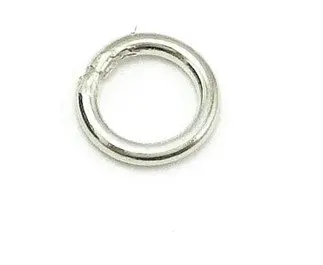 Wholesale 100pcs Pure solid sterling 925 Silver Jump rings 0.7*3mm Closed silver Jump Ring Silver Jewelry Accessories