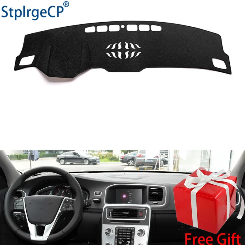 

for volvo S60L 2014 2015 2016 2017-2019 dashboard mat Protective pad Shade Cushion Pad interior sticker car styling accessories